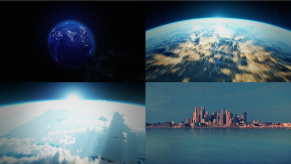 Earth Zoom by Chernu | VideoHive