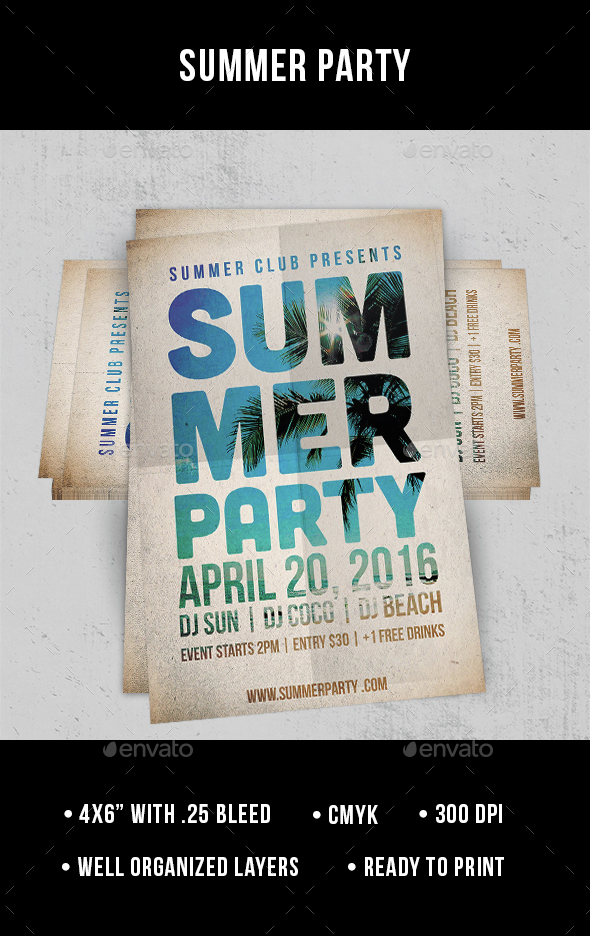 Summer Party - Clubs & Parties Events