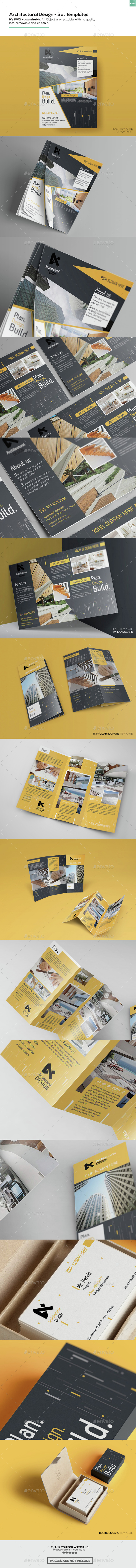 Architectural Design - Set Templates - Corporate Flyers