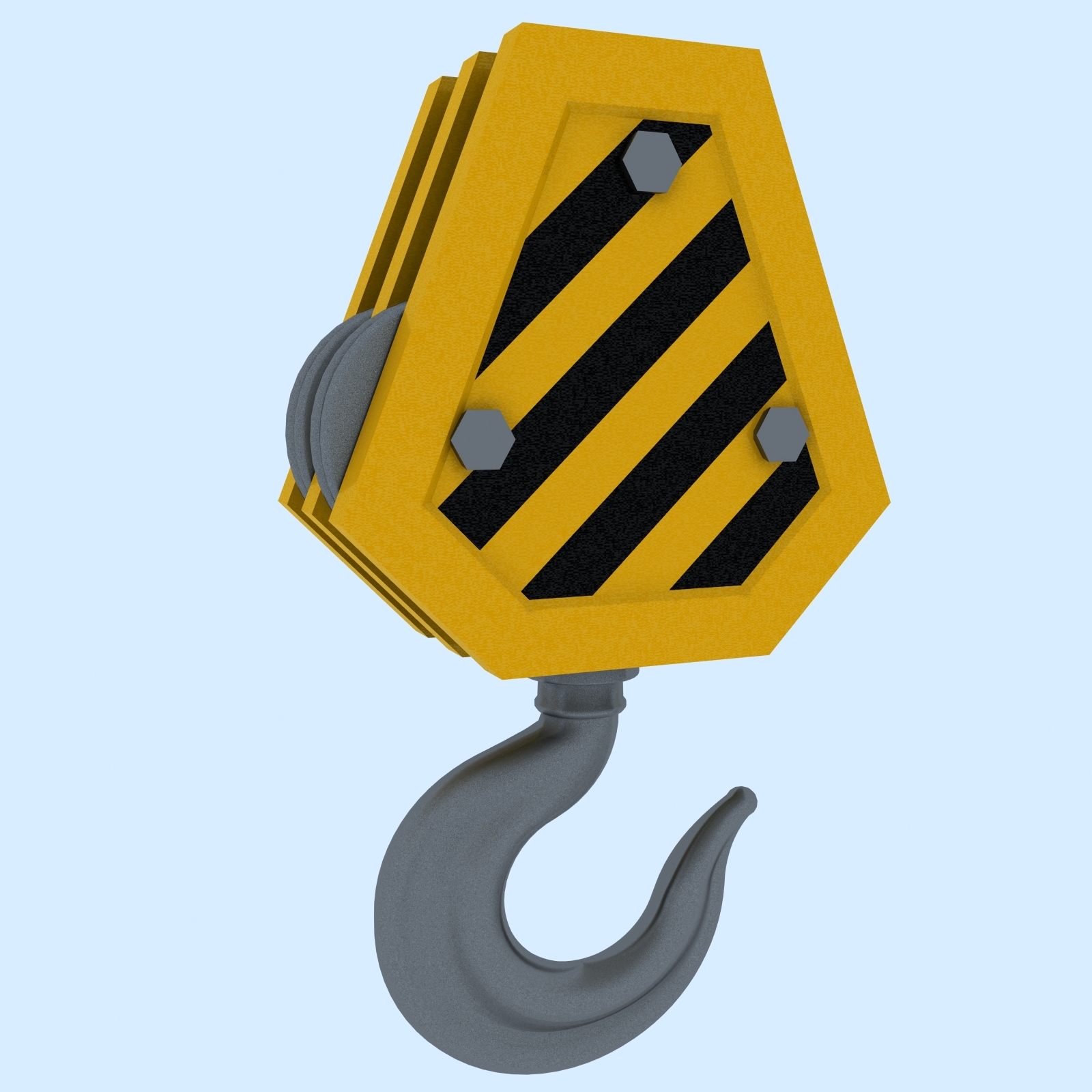 3D Crane Hook 3 Model - TurboSquid 1299764