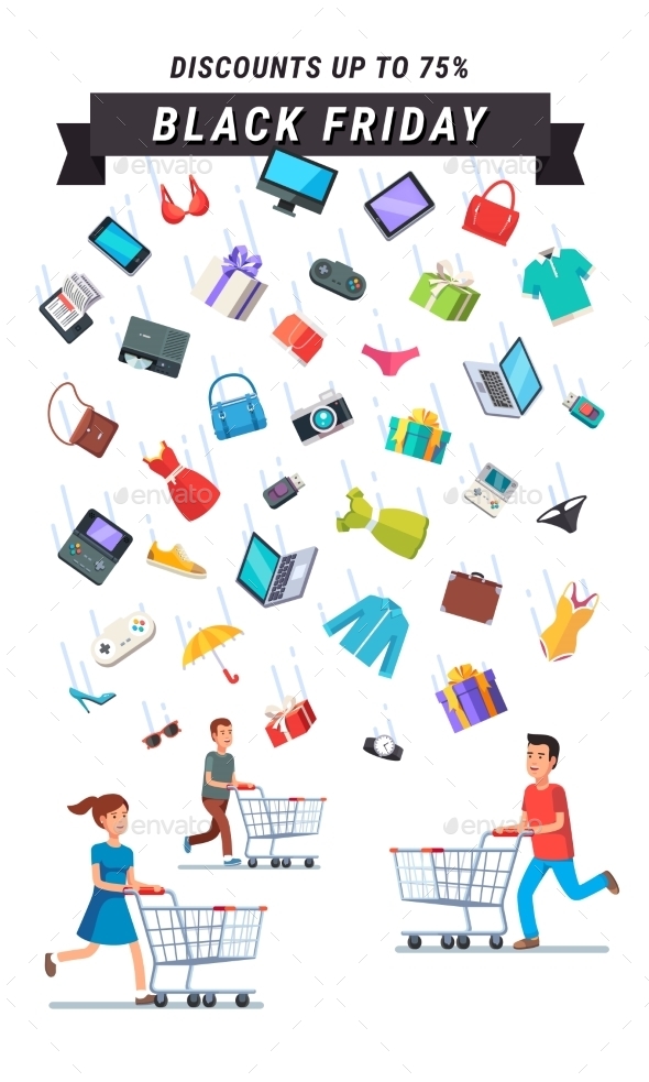 Black Friday Sale Advert Banner - Retail Commercial / Shopping