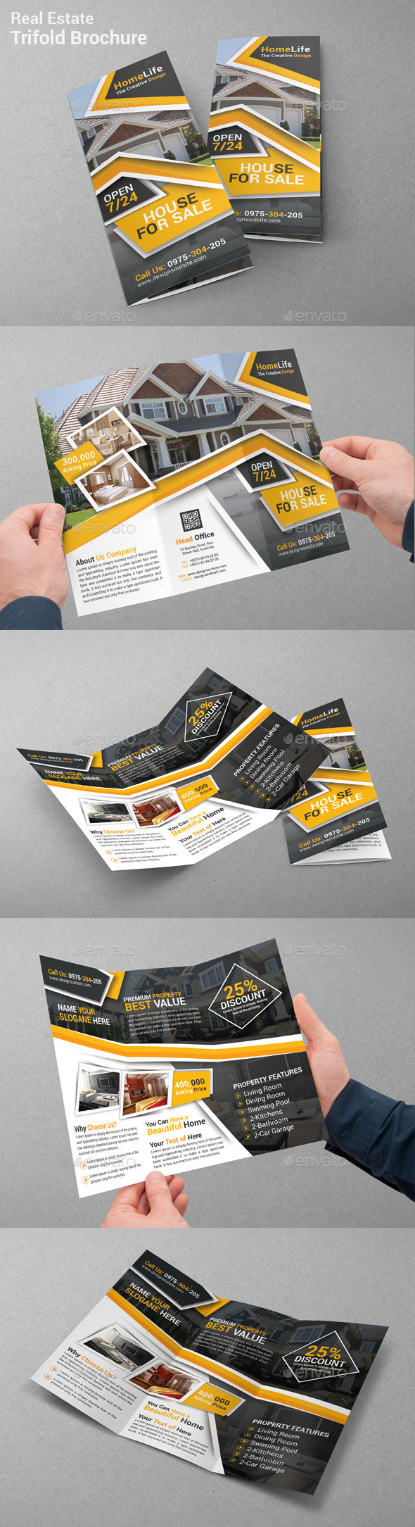 Real Estate Trifold Brochure - Corporate Brochures