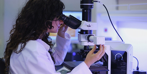 Microscope At Laboratory alt