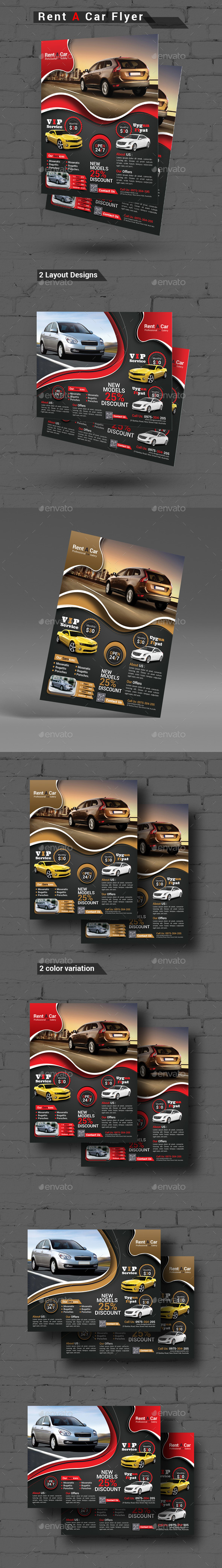 Rent A Car Flyer - Corporate Flyers