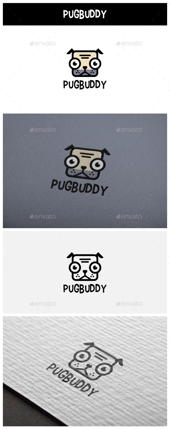 PugBuddy Logo - Animals Logo Templates