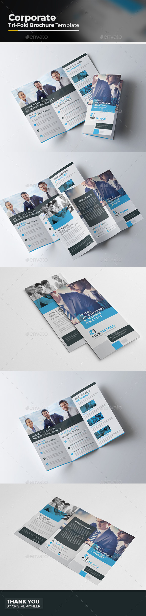 Corporate Tri fold Brochure - Corporate Brochures