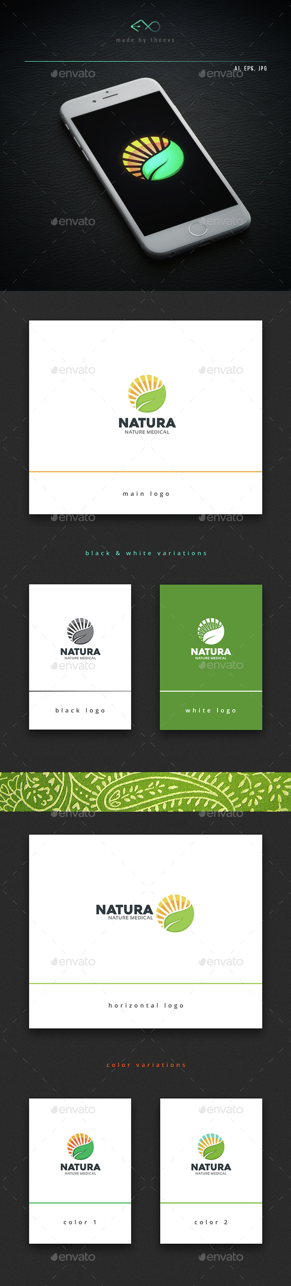 Natura - Nature Logo Templates