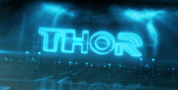 Thor text Reveal - VideoHive 180884