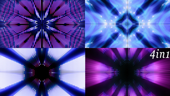 Led Rays - VJ Loop Pack (4in1) alt