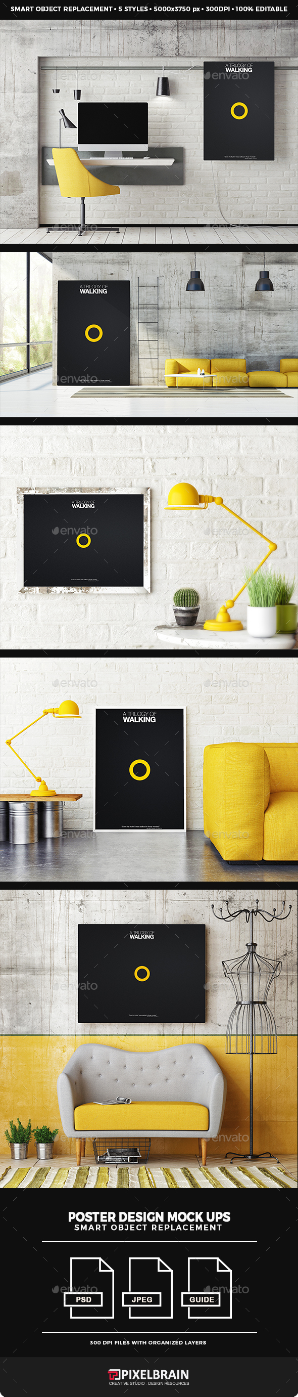 Posters Mock-up Design - Posters Print