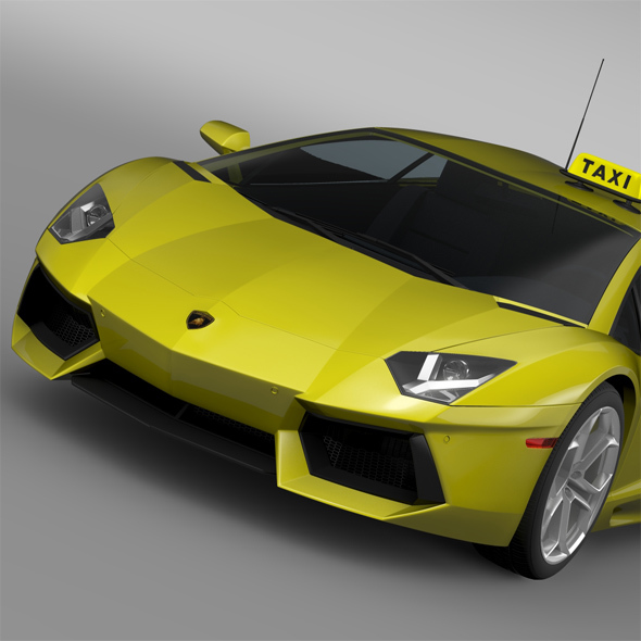 Lamborghini Aventador Taxi - 3Docean 15336077
