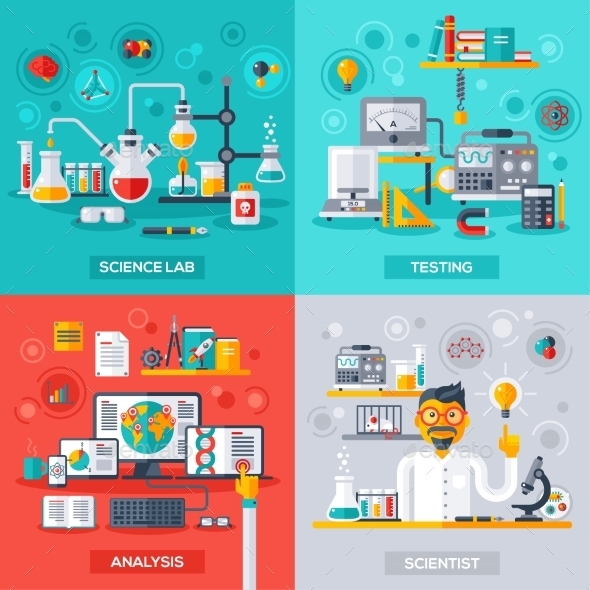 Science Lab, Testing, Analysis, Scientist - Miscellaneous Conceptual