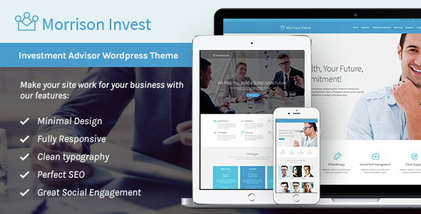Investments, Business & Financial Advisor WP Theme - Business Corporate