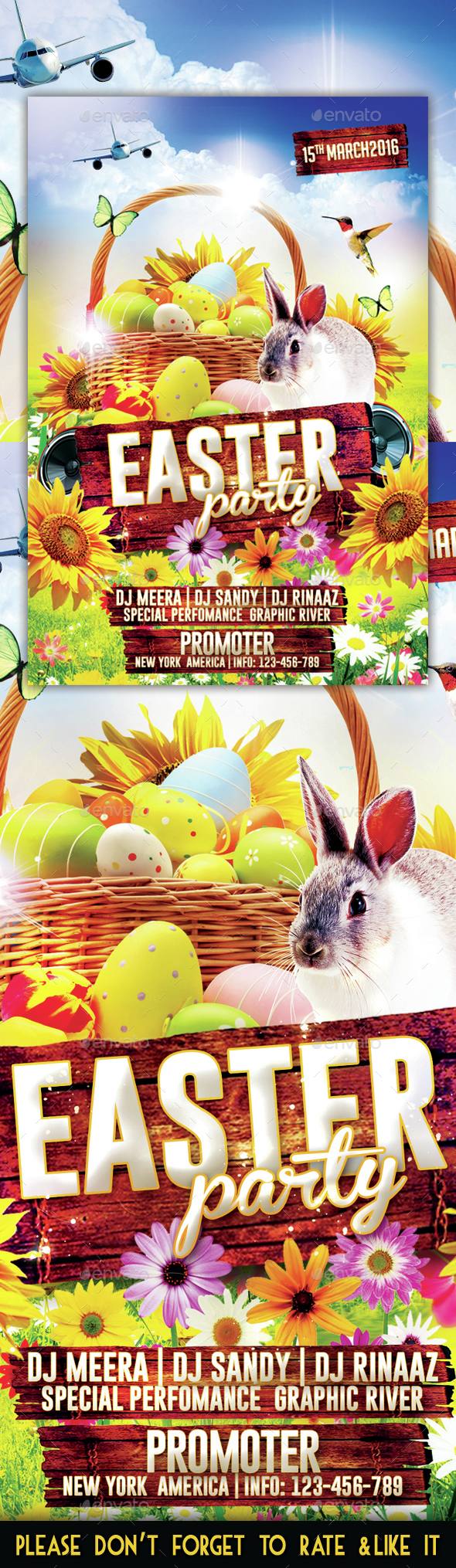 Easter Party Flyer - Holidays Events