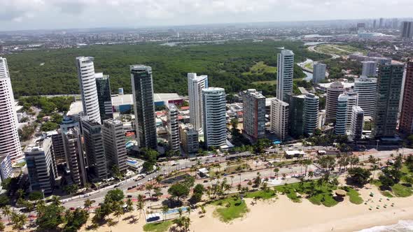 Brazil Northeast. Historic centre of downtown Recife, Pernambuco, Brazil. alt