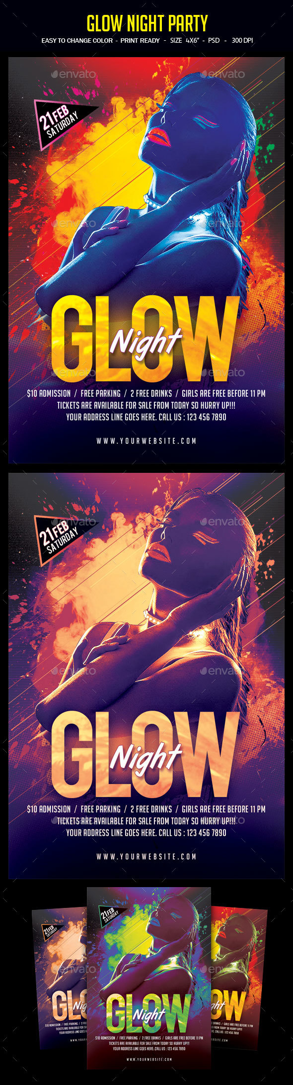 Glow Night Party - Clubs & Parties Events