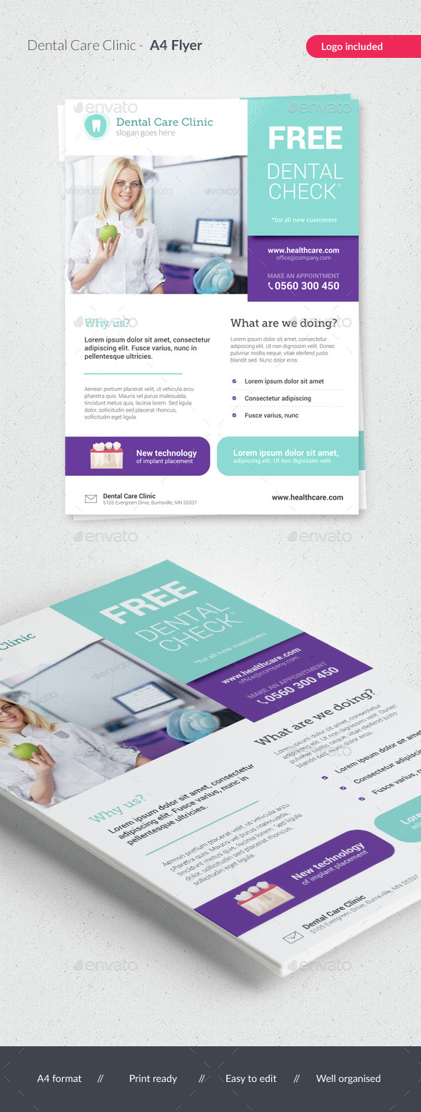 Dental Care / Medical Flyer - Corporate Flyers