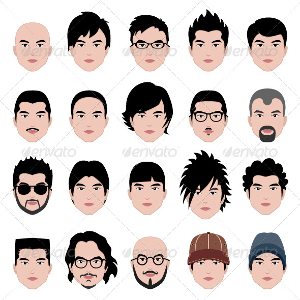 Male Man Hair Hairstyle - People Characters