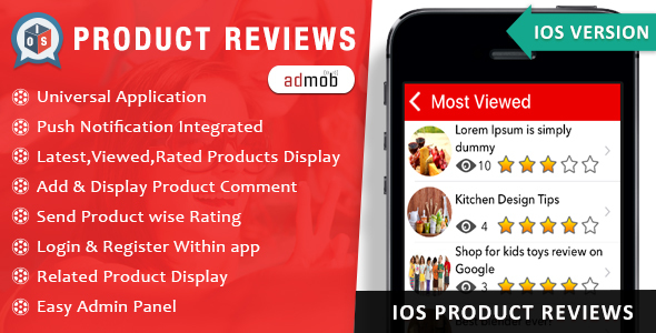iOS Product Review - CodeCanyon Item for Sale