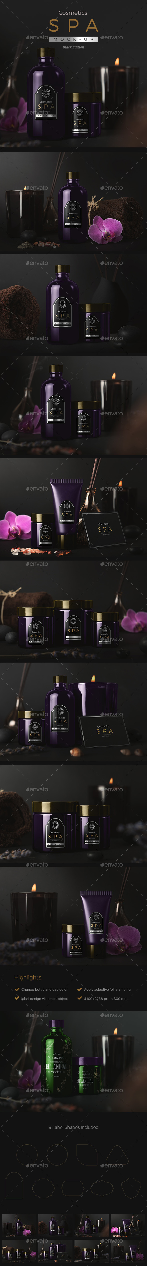 SPA Cosmetics Mock-Up V.2 - Beauty Packaging