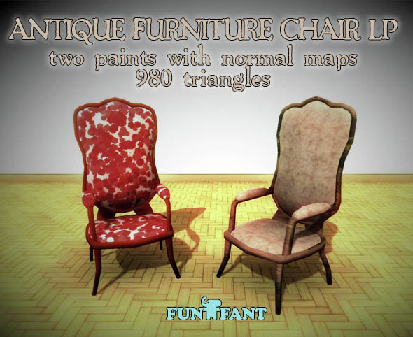 Antique Furniture - 3Docean 15350338