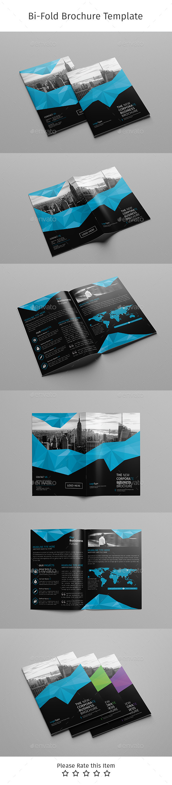 Corporate Bi-fold Brochure-Multipurpose 08 - Corporate Brochures