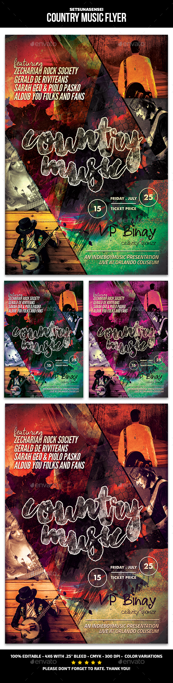 Country Music Flyer - Concerts Events