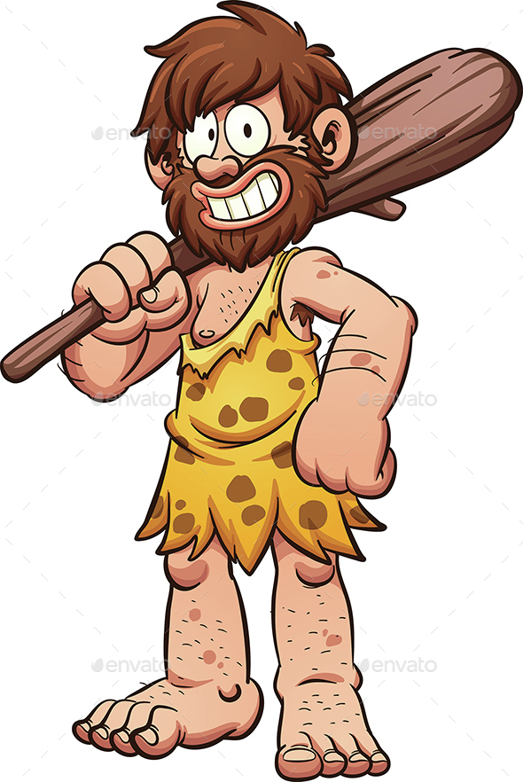 Cartoon Caveman - People Characters