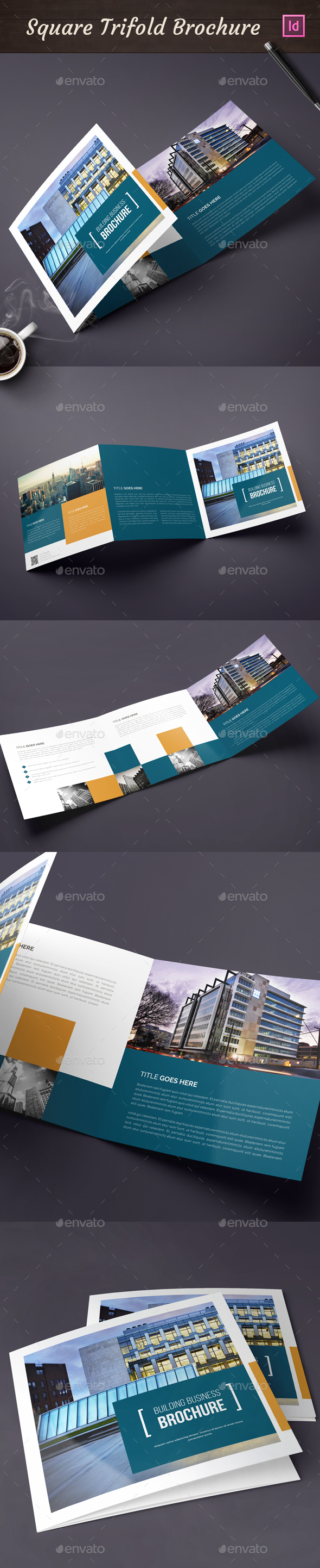 Square Trifold Brochure 02 - Corporate Brochures