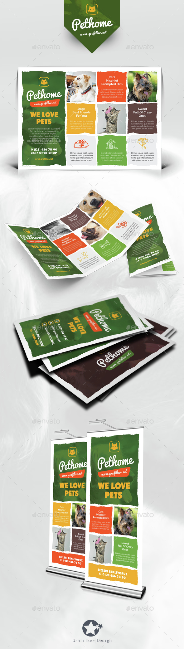 Pet Shop Bundle Templates - Corporate Flyers