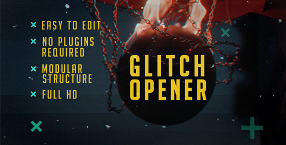 Glitch Opener - VideoHive 15355000