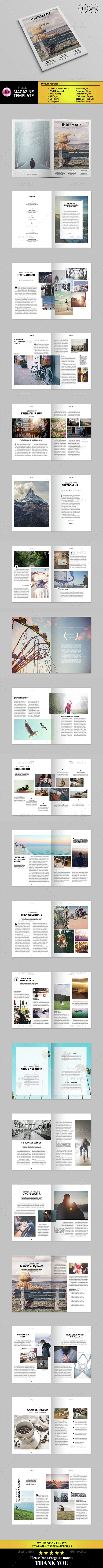 Indie Feeling Magazine - Magazines Print Templates