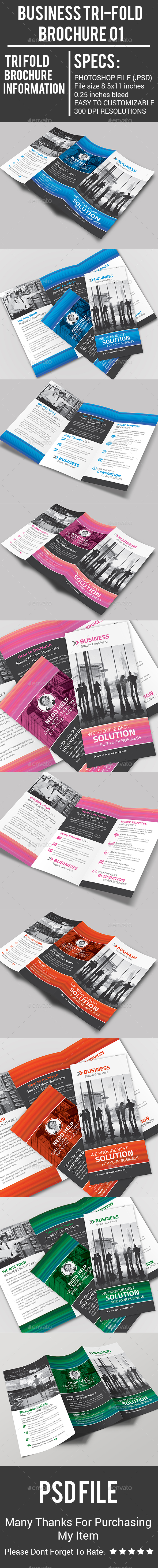 Business Tri-Fold Brochure 01 - Corporate Brochures