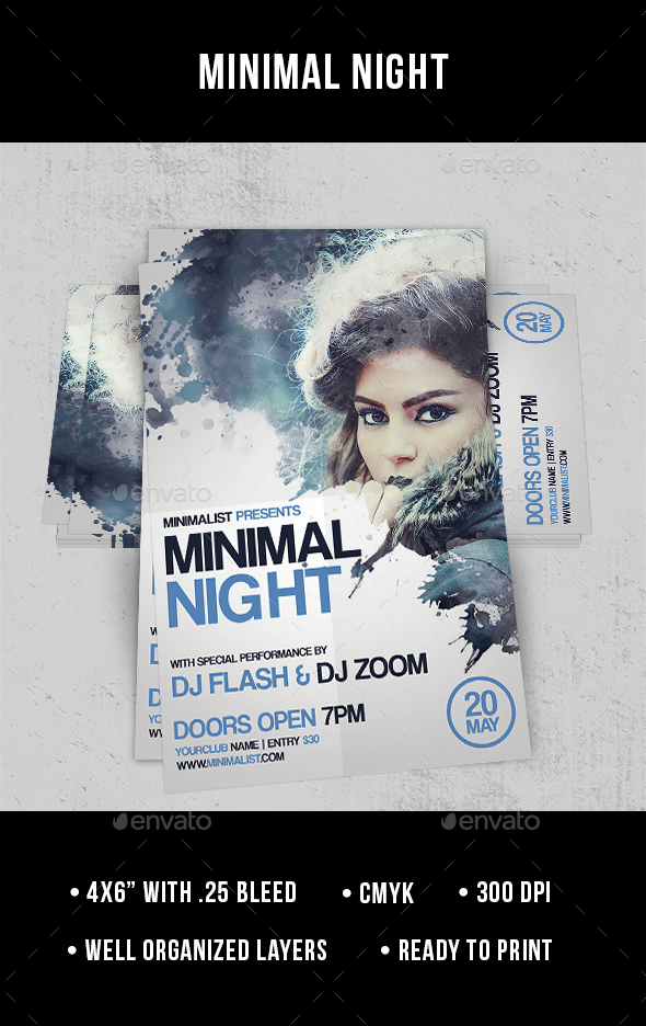 Minimal Night - Flyer - Clubs & Parties Events