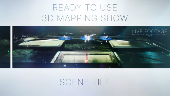 3D Mapping Scene Sci Fi Doors and Gates