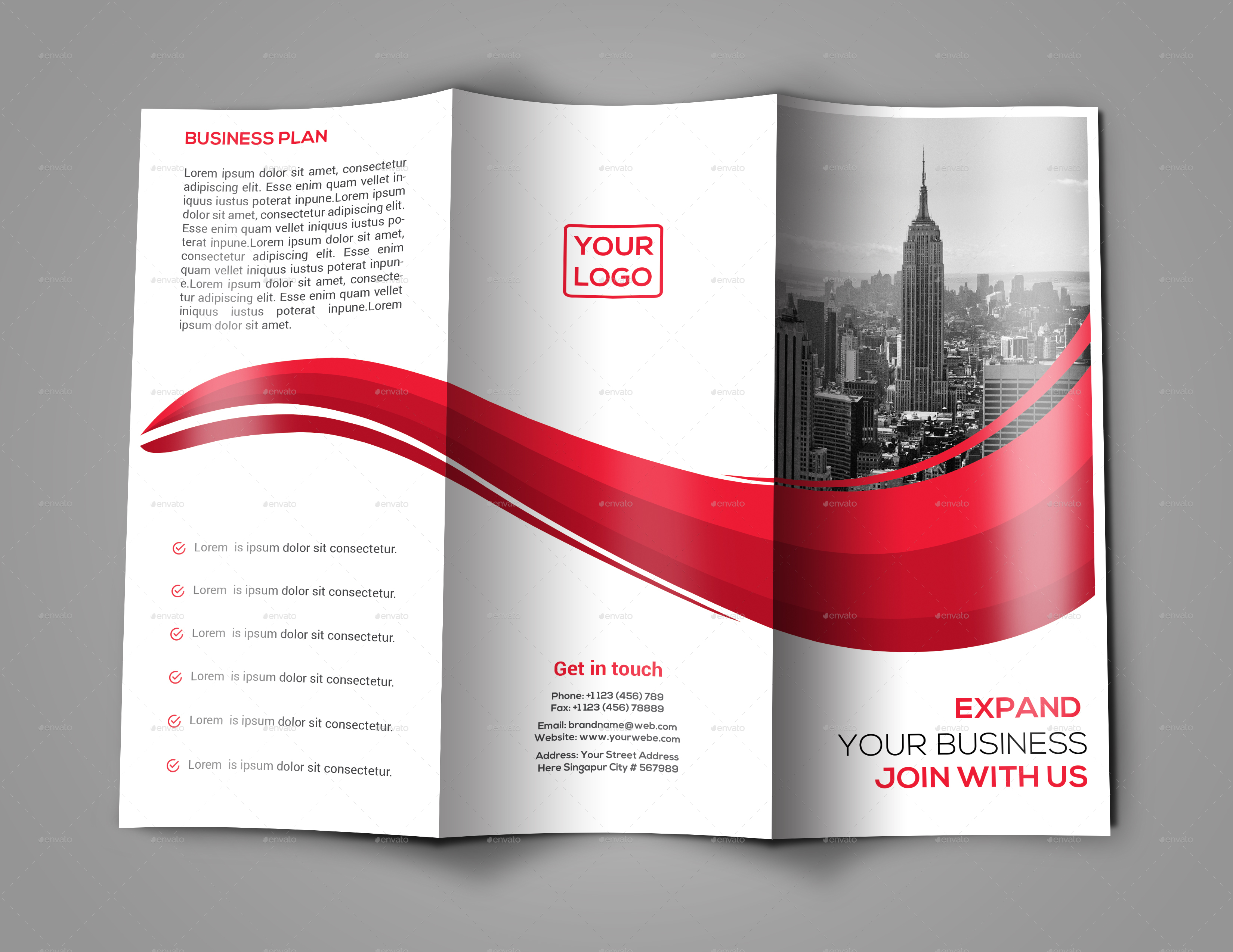 corporate tri fold brochure template by design park sample tri fold brochures