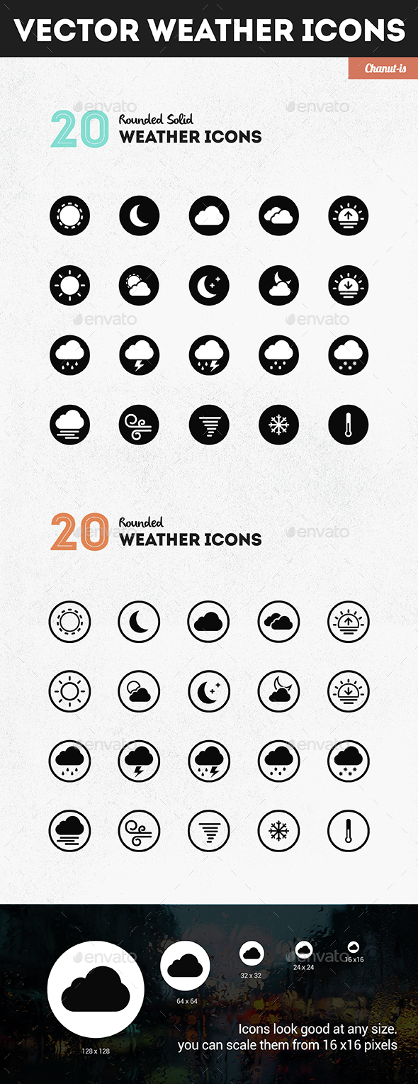 20 Weather icons pack - Icons
