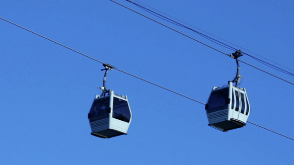 Cableway Cabins, Stock Footage | VideoHive