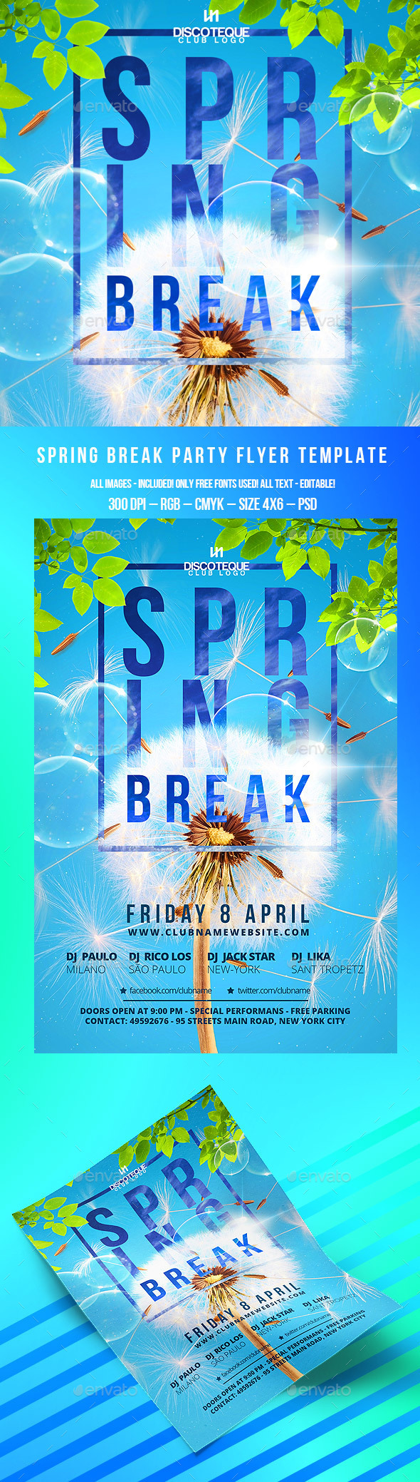 Spring Break - Clubs & Parties Events