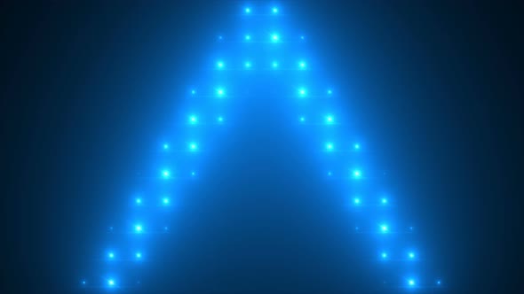 4K blue lights from above soft optical lens flares shiny animation art background animation