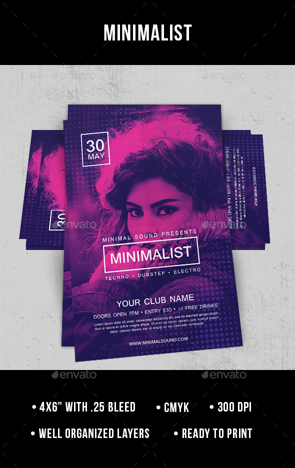 Minimalist - Clubs & Parties Events