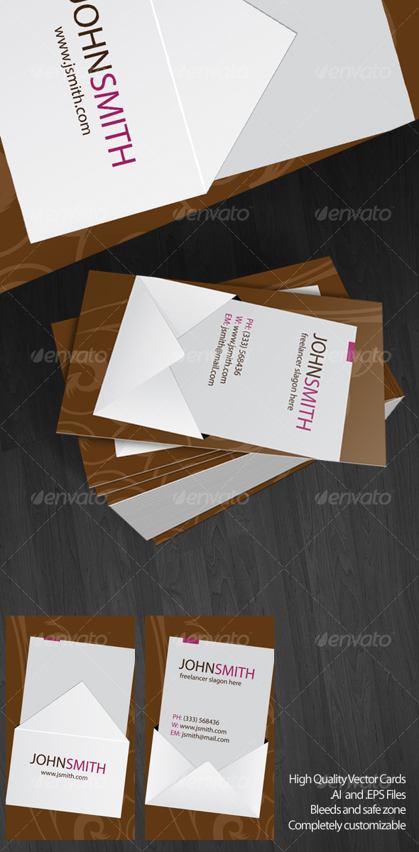 Envelope Vector Card - Creative Business Cards
