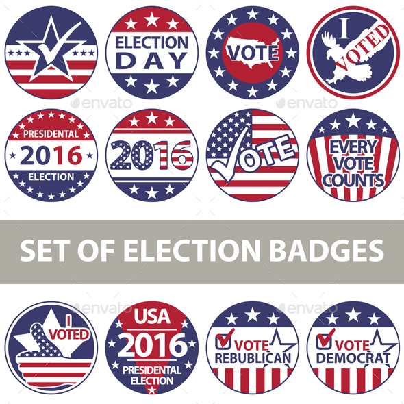 Voting Badges - Miscellaneous Seasons/Holidays