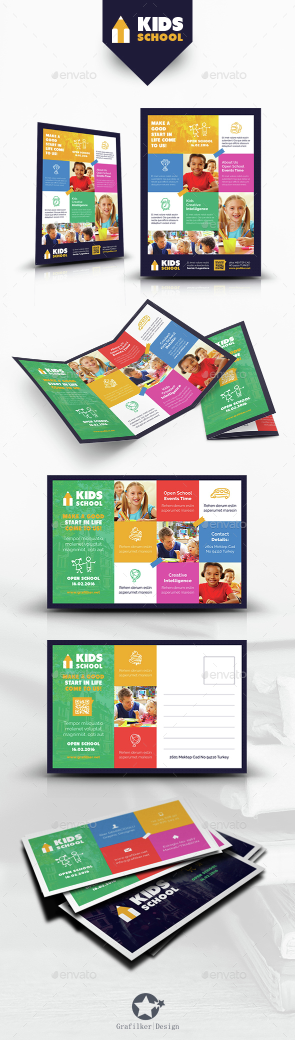 Kids School Bundle Templates - Corporate Flyers