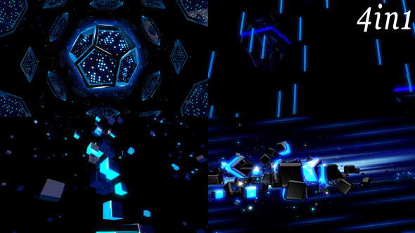 Space Glow - VJ Loop Pack (4in1) alt