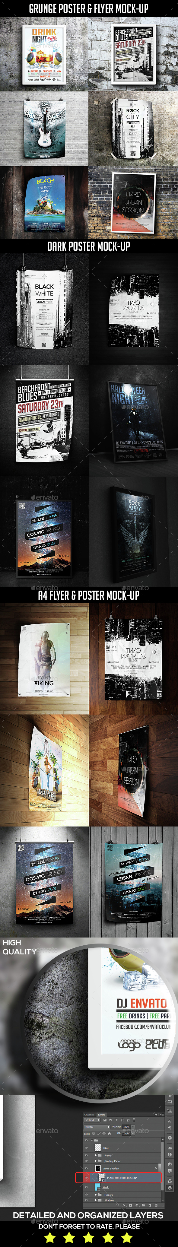 Poster Mock-Up Bundle - Posters Print