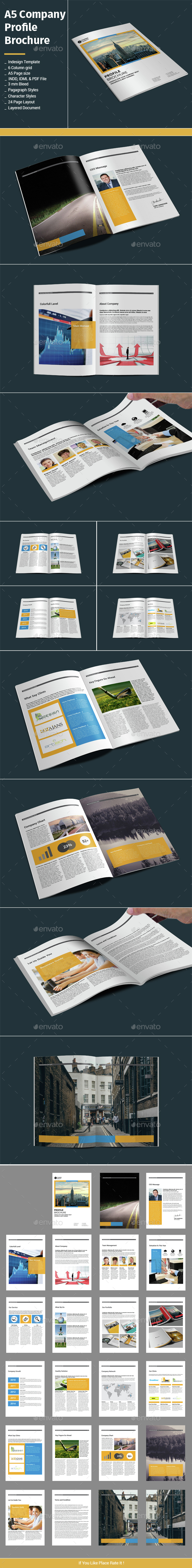 A5 Company Profile Brochure - Corporate Brochures