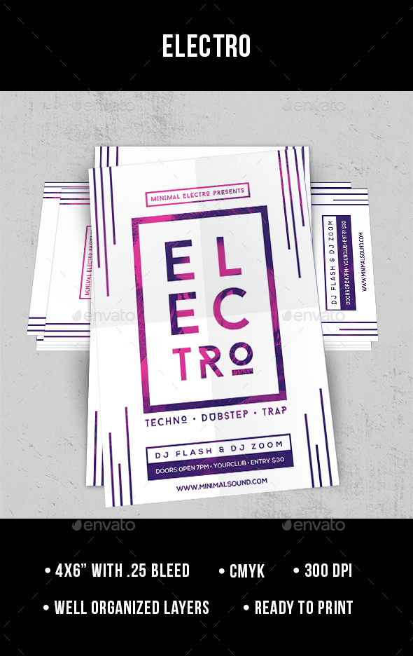 Electro - Flyer - Clubs & Parties Events