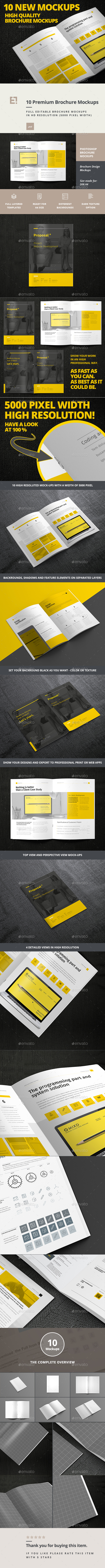 Brochure Mock-up - Brochures Print