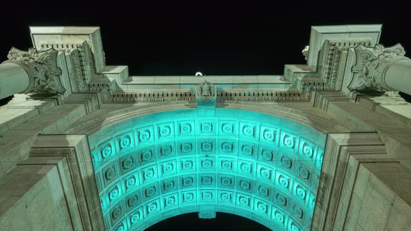 Toronto, Canada, Hyperlapse - The Princes Gates is a triumphal arch and a monumental gateway